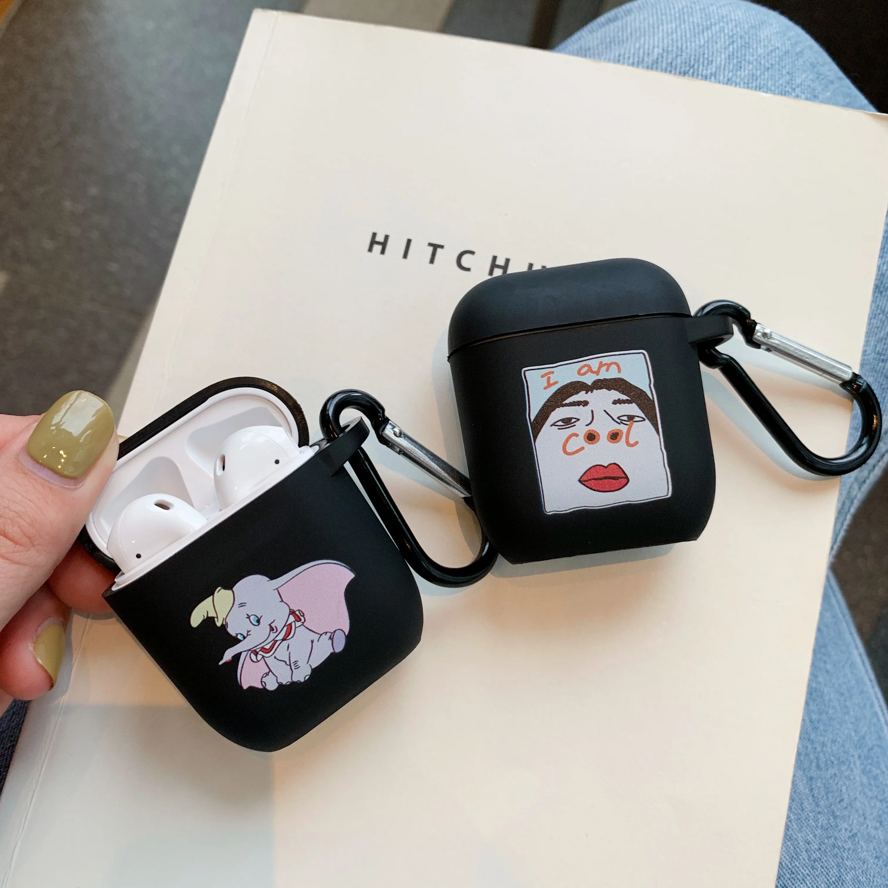 Милый чехол с динозавром для Apple Airpods мультяшными силиконовыми наушниками
