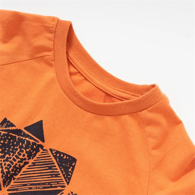 Baby Boys Clothing Sets Autumn Winter Cartoon Dinosaur Printed Cotton Boys Girls Outfit Long Sleeve Shirt Pant