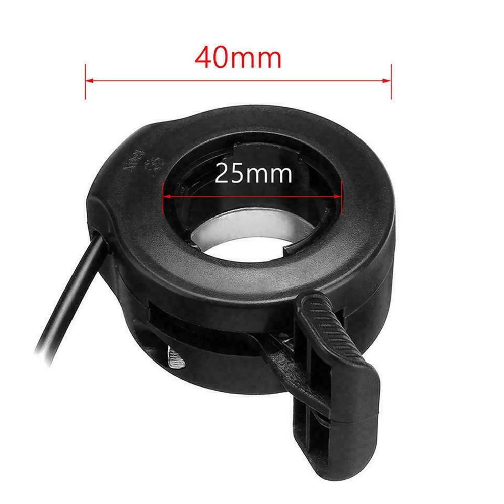 

Black Electric Scooter Accessories Speed Controller Refit Professional Left Right Universal Easy Install Thumb Throttle Easy Use