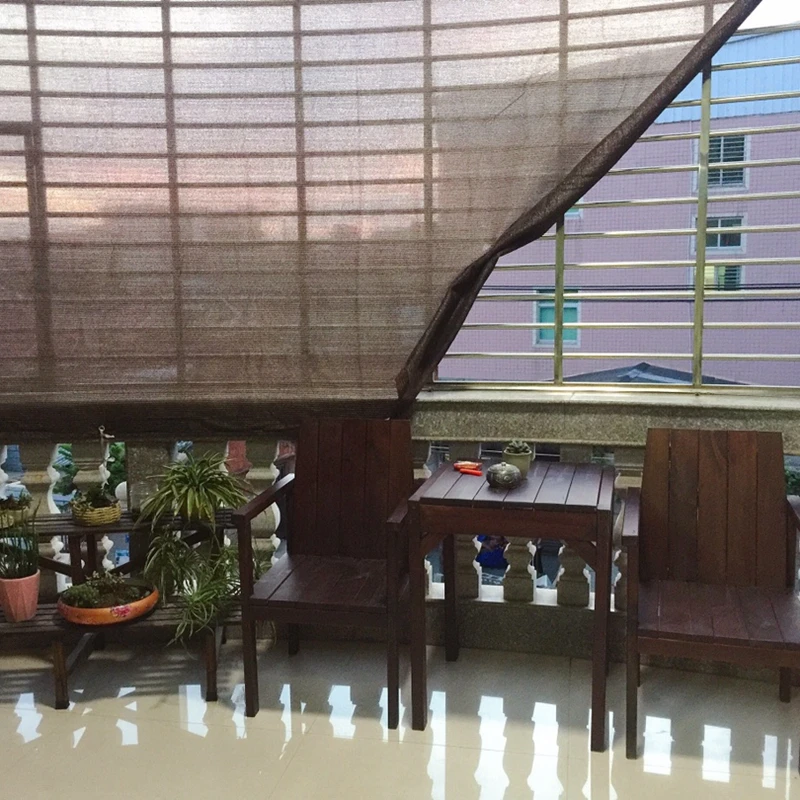 70% Солнцезащитная сетка кофейный сетчатый балдахин для окон тент на крыше навес