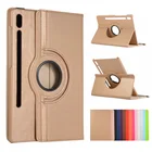 Чехол для Samsung Tab S7 Fe, чехол для планшета 12,4 дюйма, вращающийся на 360 Градусов Кожаный чехол-подставка для Funda Galaxy Tab S7 Fe S7 Plus, чехол, оболочка