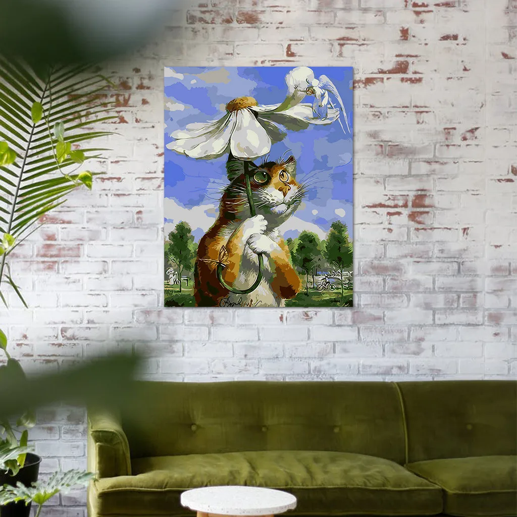 Картина по номерам с изображением героев рисунок на холсте Ручная роспись