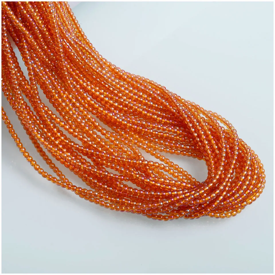 Лидер продаж маленькие Бусины 1 мм круглые бусины Spacer стеклянные для