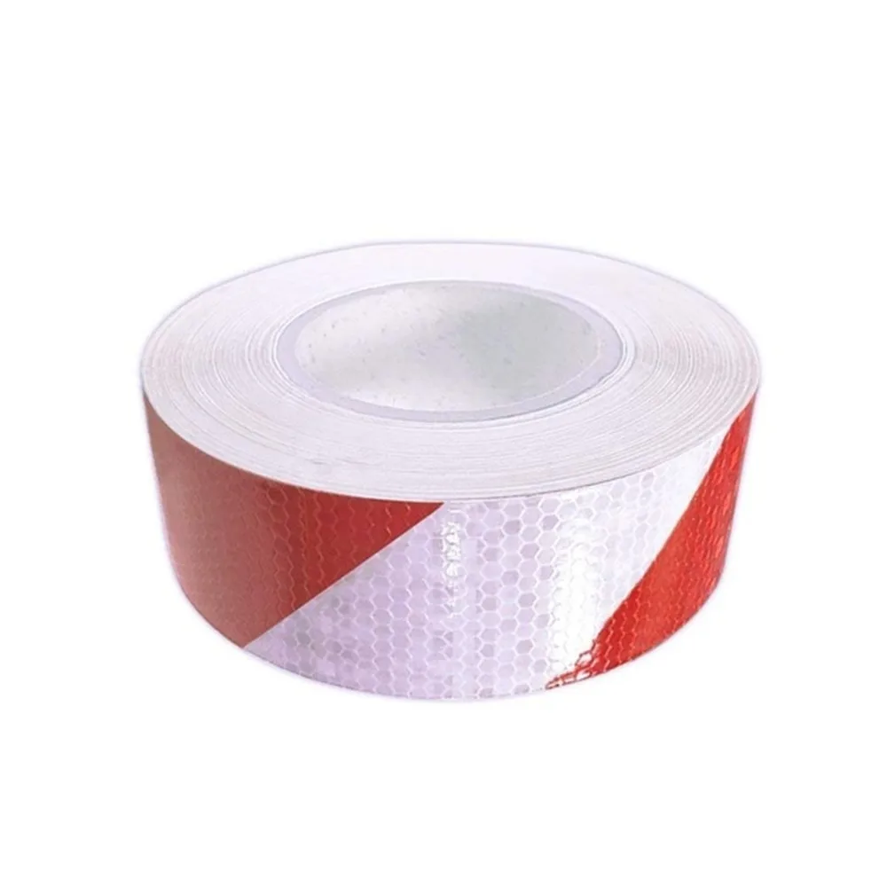 Самоклеящаяся блестящая Светоотражающая предупреждающая лента Walmeck из ПВХ 5X300 см