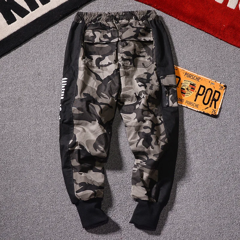 Мужские камуфляжные брюки карго FGKKS повседневные карандаш из 100% хлопка одежда