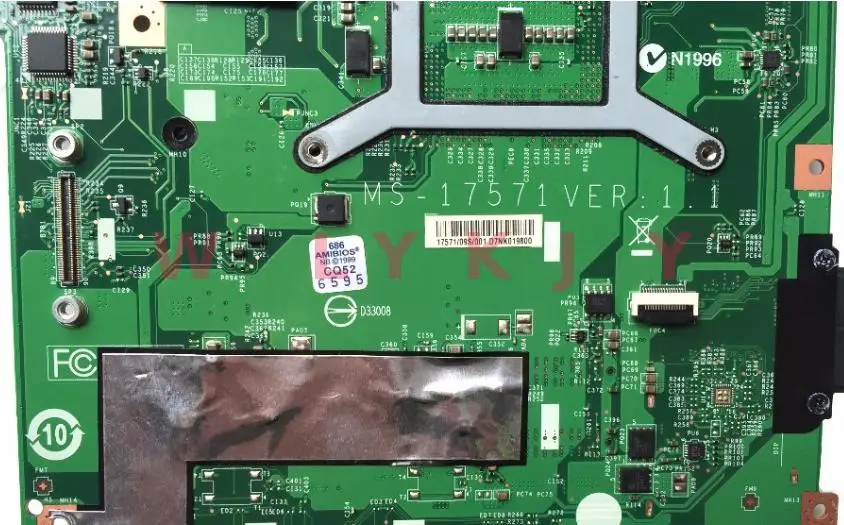 KTUXB подходит для MSI MS-1757 GE70 ноутбук материнская плата MS-17571 PGA947 HM87 GTX750M GTX760M 2G DDR3 100%