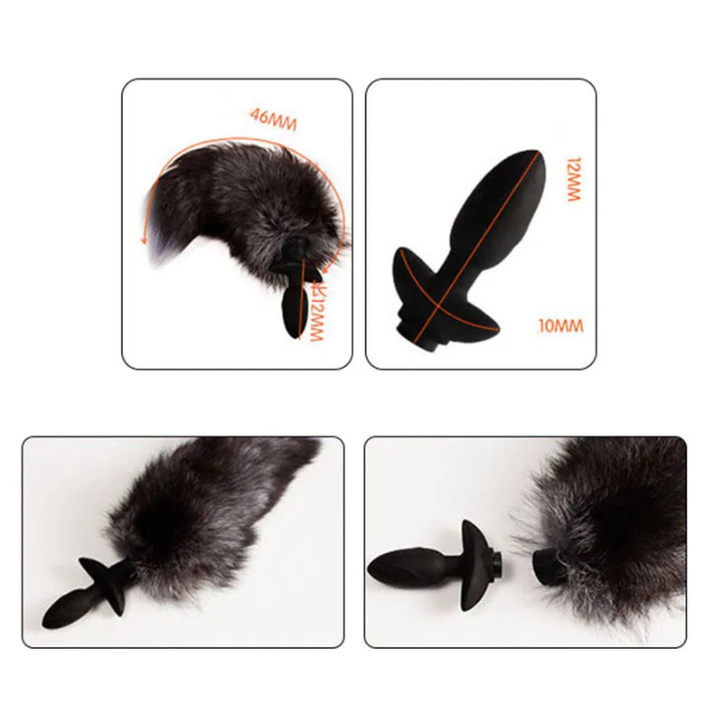 Умный беспроводной пульт дистанционного управления сексуальный лисий хвост