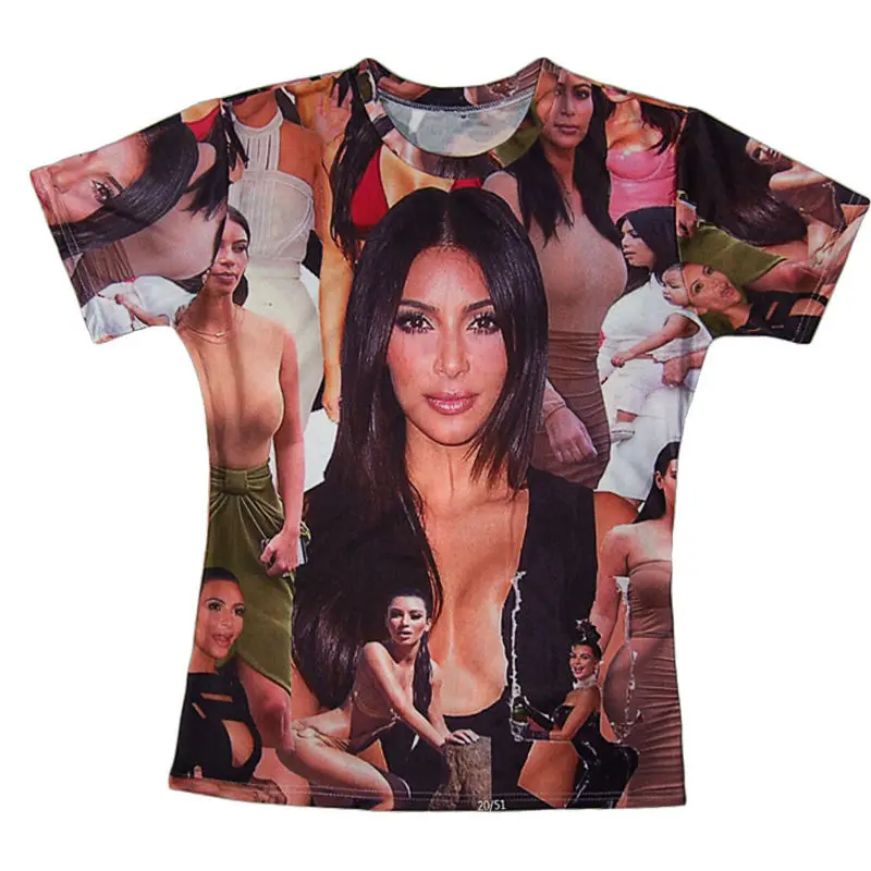 Летняя Повседневная футболка с 3d рисунком суперзвезды Пари пилтон/Бритни