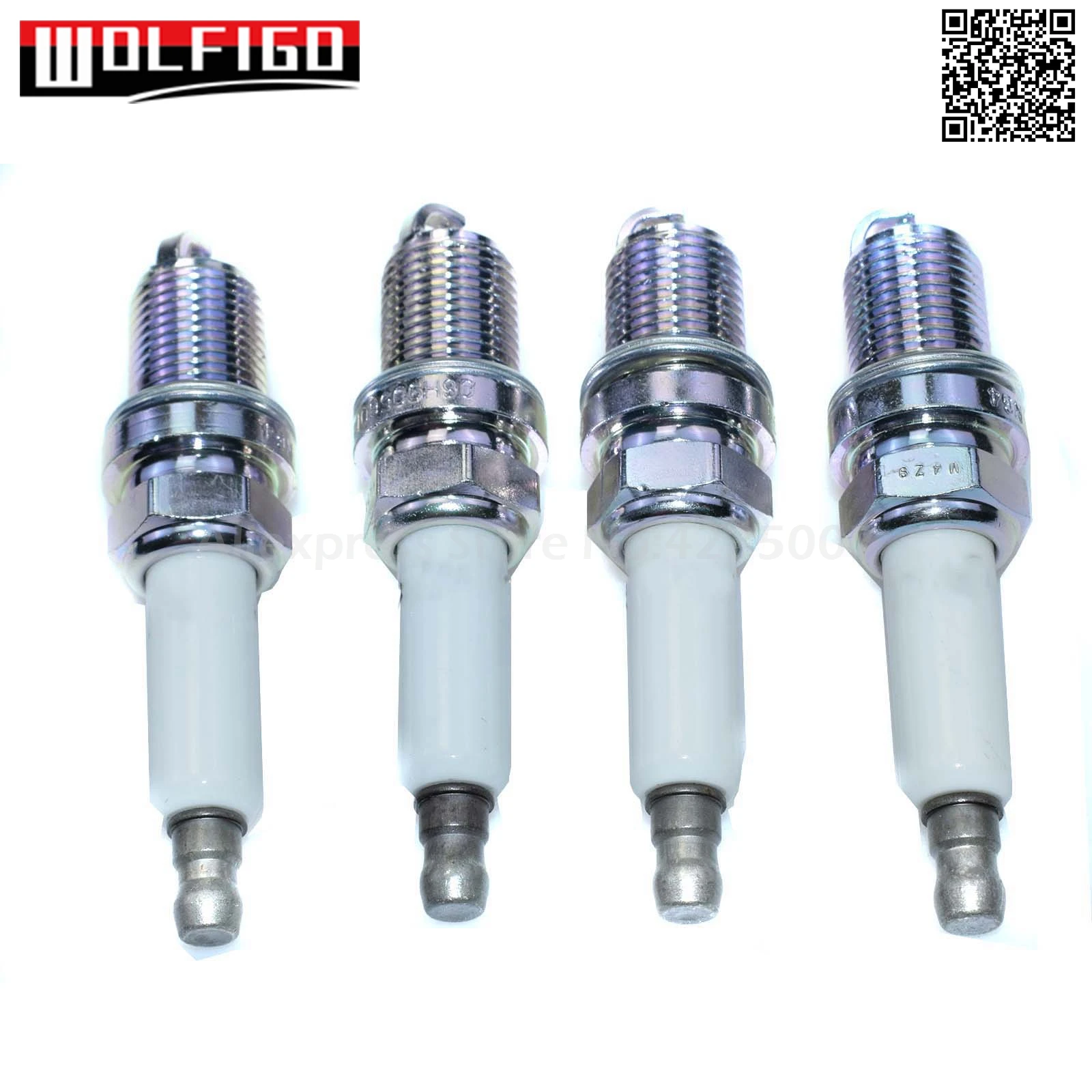 WOLFIGO Новинка 06H905601A Лазерная Platinum Свеча зажигания для Audi A4 A5 VW Passat Golf 101905631H 0242240650 0