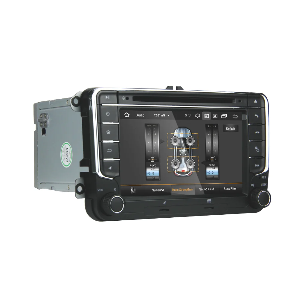 Автомобильный DVD-плеер MTK8321 на Android 10 0 7 дюймов GPS для VW Golf Passat B6 Touran Polo Sedan с DSP CarPlay