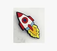 10 шт./лот ракета Suns Вселенная планеты Серия ПВХ ремесла плоские застежки мягкая