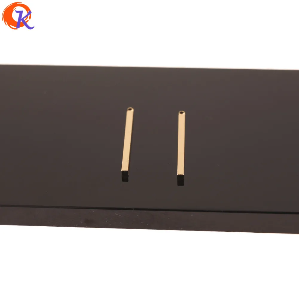 

Cordial Design 100Pcs 2*35MM Jewelry Accessories/DIY Earrings Making/Genuine Gold Plating/Stick Shape/Hand Made/Earring Findings