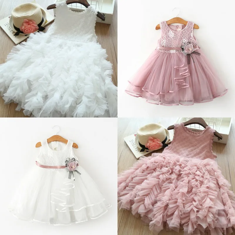 Платье для девочек лето 2019 новое шелковое газовое платье без рукавов однотонное