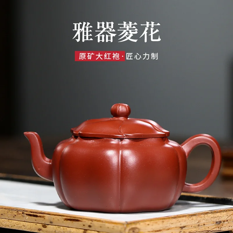 

Zhiyixing фиолетовый глиняный горшок ручной работы Dahongpao Linghua чайник