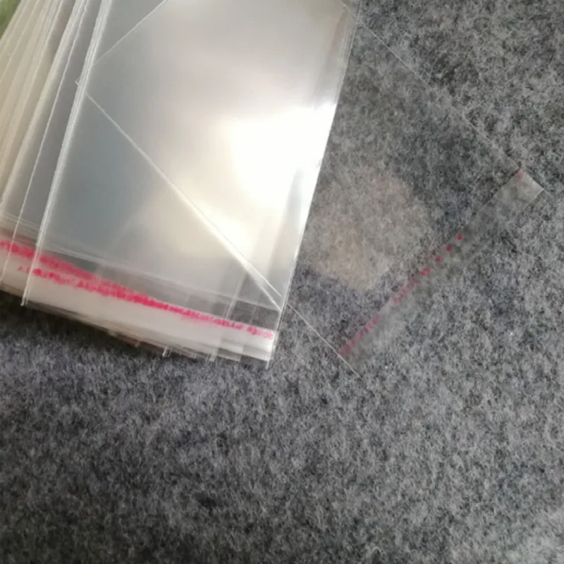 Прозрачный из целлофана с застежкой/BOPP/Полиэтиленовые пакеты 4*20 см Прозрачные