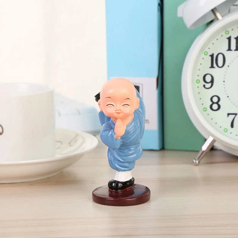 4 шт./компл. милый маленький подарок Маленькая статуэтки монахов кукольный