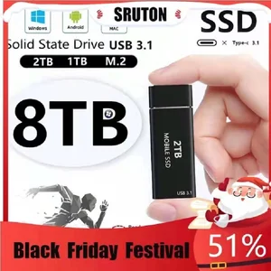 hdd 8tb external solid state drive 4tb storage device hard drive 2tb computer portable usb3 0 ssd mobile hard drive dysk free global shipping