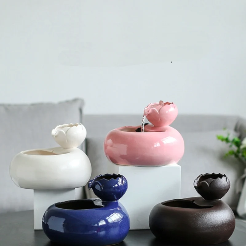 Кошачий фонтан питьевой керамическая автоматическая поилка миска для воды