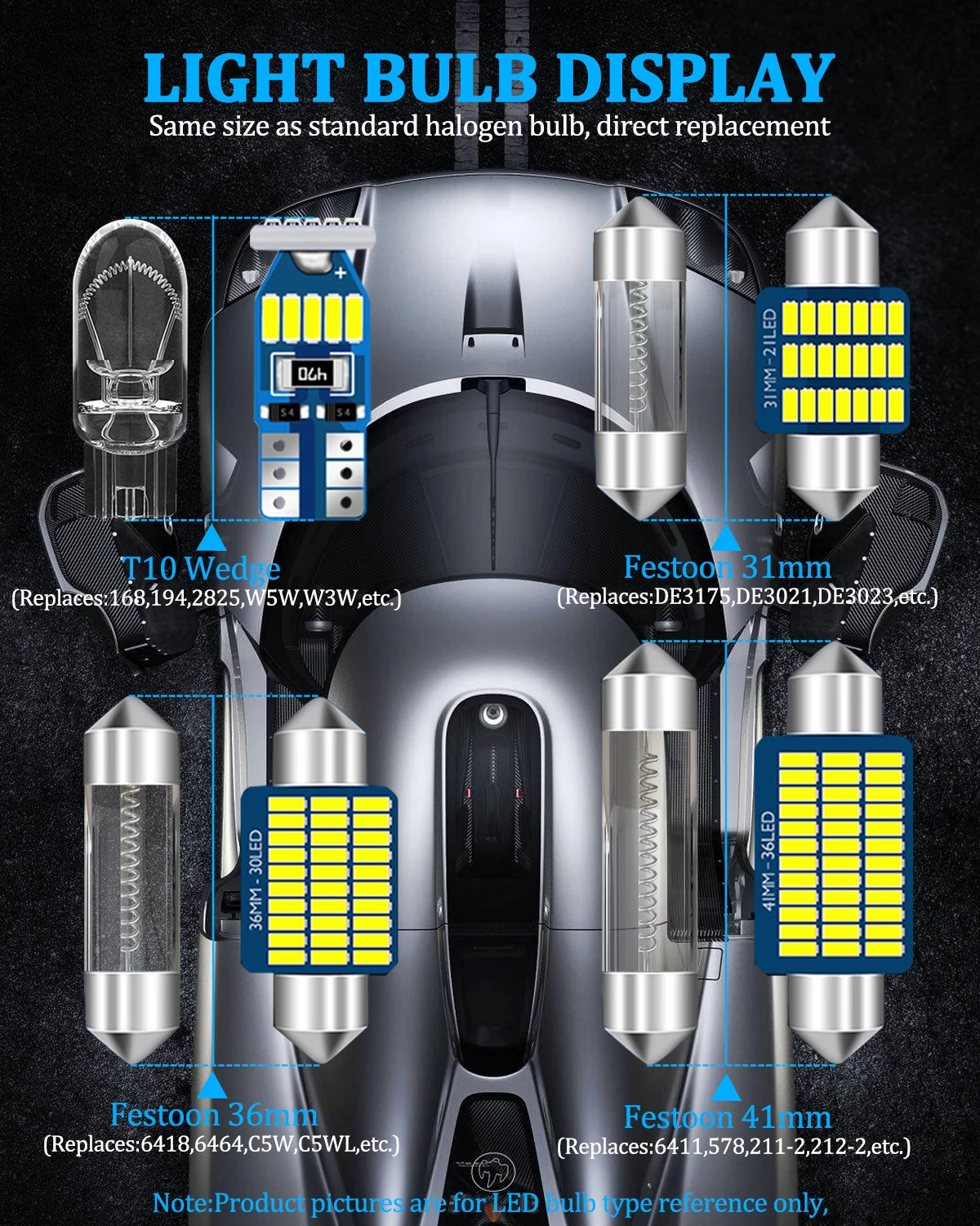 

Seker Canbus For Infiniti JX JX35 QX60 Vehicle LED Interior Dome Map Reading Trunk License plate Light Kit (2012-2021)