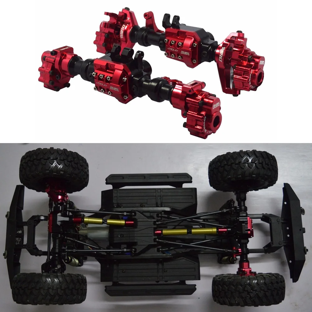 RC части 1:10 передние/задние портальные оси для Traxxas Crawler гусеничный Замена прочные