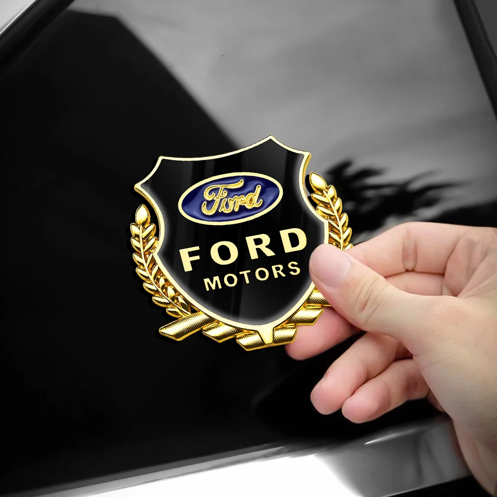 2pcs 3D Metal Car Side Door Sticker Window Body Decoration Decals Auto Styling For Ford Focus Fiesta Mk2 Party Mk3 Ranger Mondeo |