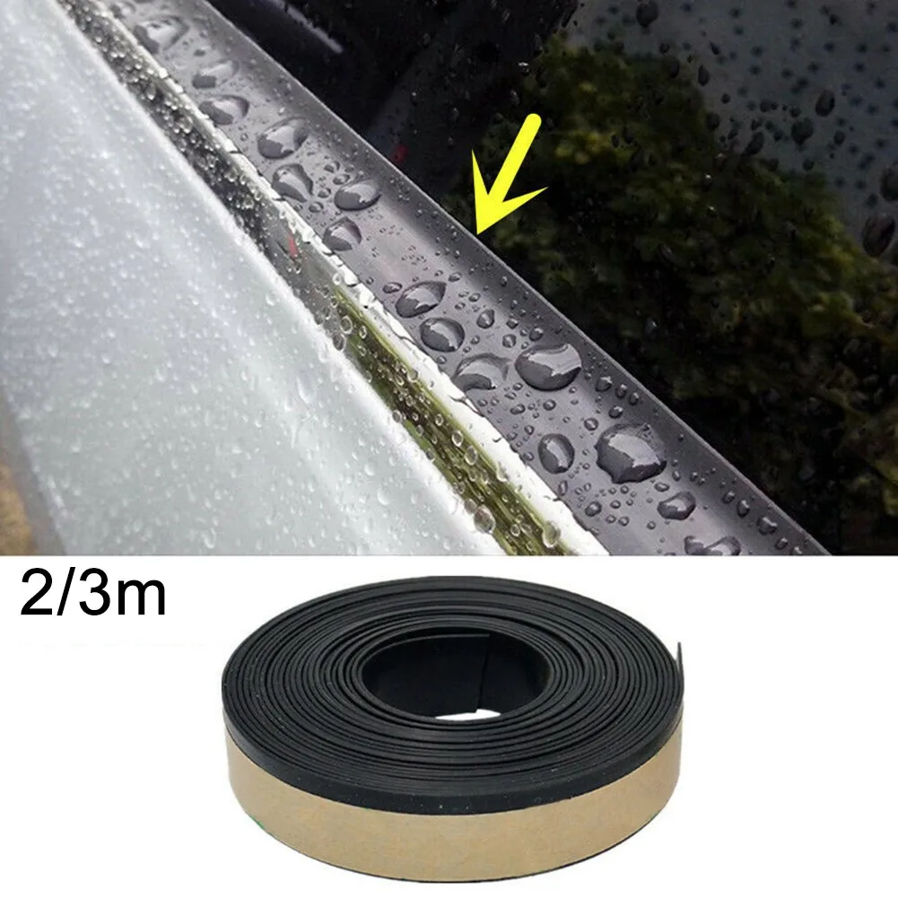 

200/300CM Car Windshield Seal Strip Sunroof Triangular Windo Sealing Trim Weatherstrip Exterior Accessories Edge Weatherstrip