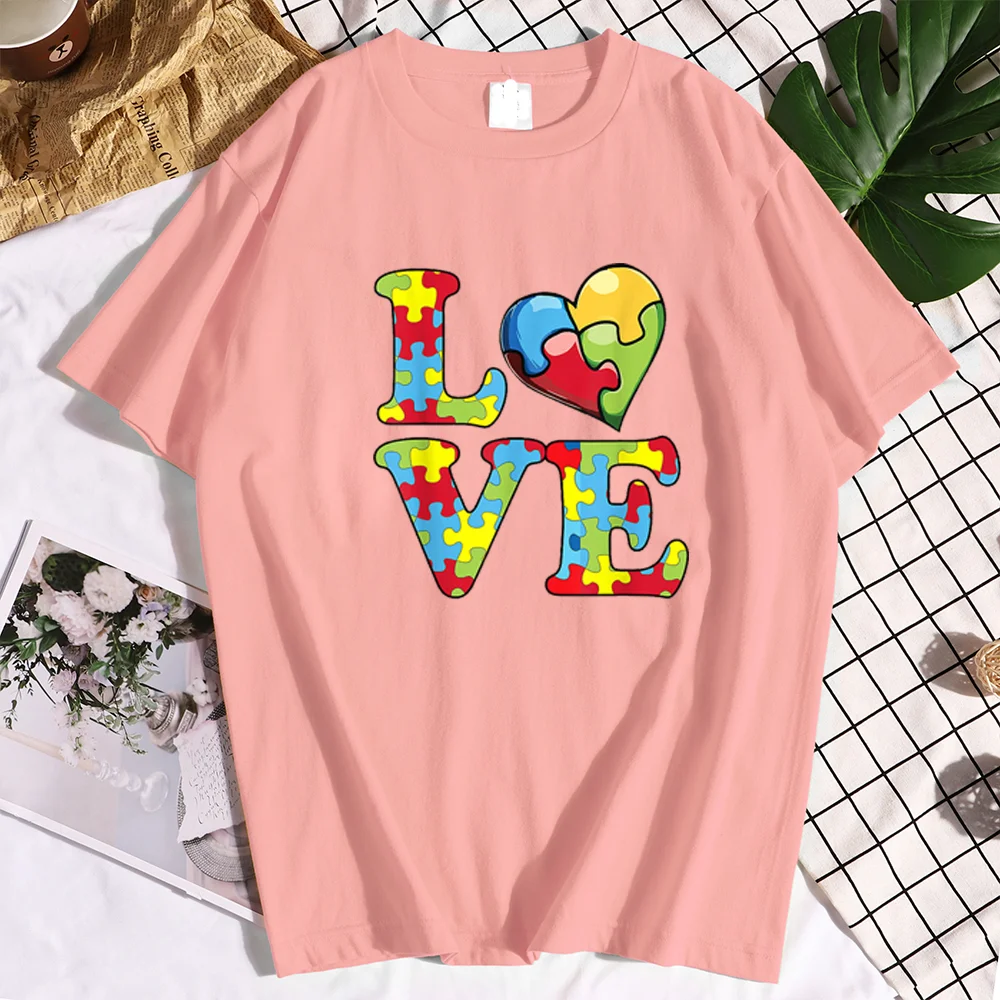 

Summer Autism Seeing The World Differently Print T Shirt Women Short Sleeve O Neck Tshirt Women Tee Shirt Tops Camisetas Mujer