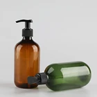 12 шт. 300500 мл пустые бутылки с насосом, контейнер для жидкости для шампуня и лосьона для дома и путешествий SANA889