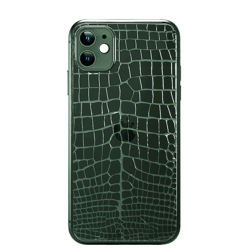 

Crocodile Pattern Hydrogels Back Film for IPhone 12 Mini 11 Pro Max Screen Protectors IPhone X XS Max 6 7 8 Plus SE 20 Not Glass