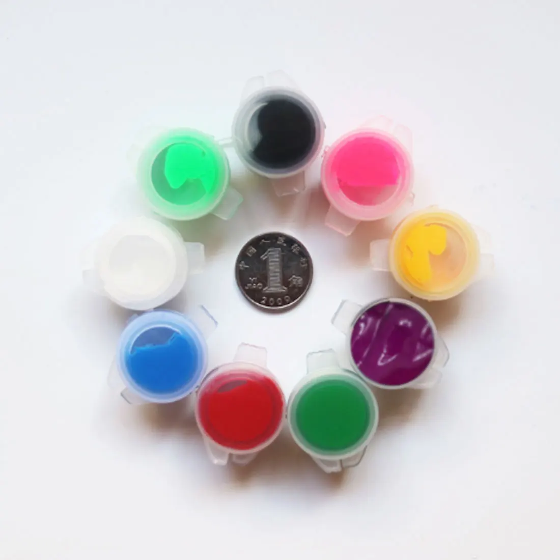 Набор кистей для рисования акриловыми красками 12 цветов | Канцтовары офиса и дома