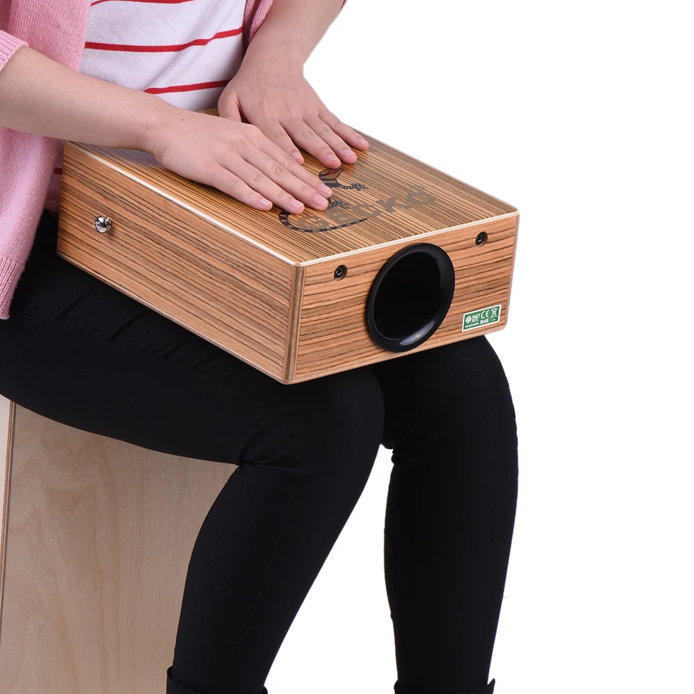 Портативный дорожный бокс барабан GECKO C 68Z Cajon ручной деревянный перкуссионный с