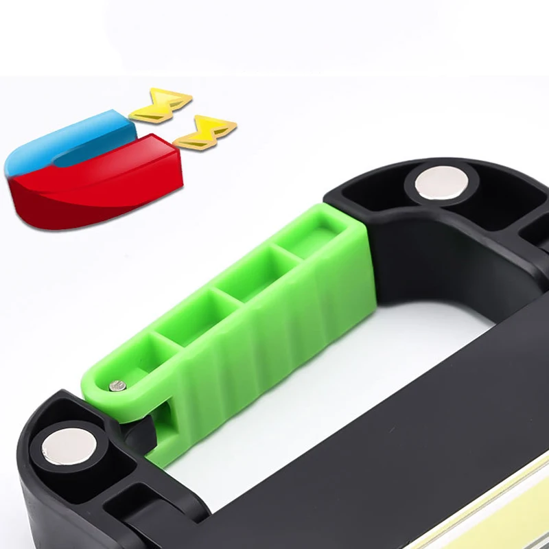 XANES F-6031 COB + светодиодный 3 режима 2200 мАч фонарик USB Рабочий свет вращающийся