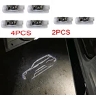 Для Toyota LAND CRUISER 2008-2020 LC200 Автомобильный светодиодный окружающей среды светильник двери предупреждающий световой Прожектор Светильник проектор Ghost Shadow светильник Добро пожаловать светильник