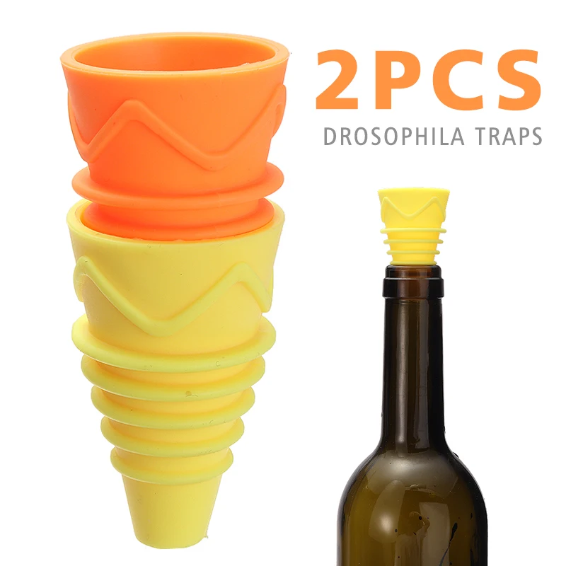 

2Pcs New Fly Trap Catcher Insect Killer Bug Wasp Flies Pest Control Insects Trap Home Garden Kitchen Flycatcher Accessories