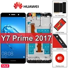 Дисплей Y7 2017, ЖК-дисплей 5,5 дюйма для Huawei Y7 Prime 2017, ЖК-дисплей с сенсорным экраном, дигитайзер для Huawei Enjoy 7 Plus, ЖК-рамка TRT-L53 L21A