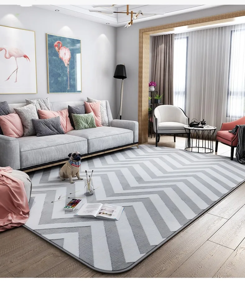 Блуждающий шеврон белый и серый 3D тканый геометрический Коврик решетка