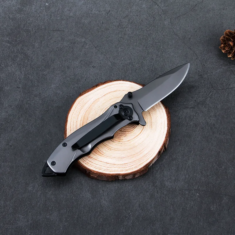 Тактический складной нож 55 HRC с лезвием из нержавеющей стали для кемпинга и