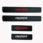 4 шт., Виниловая наклейка на пороги автомобиля