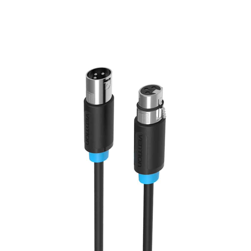

XLR 3Pin Mic микрофон аудио разъем штекер-гнездо Удлинительный кабель черный