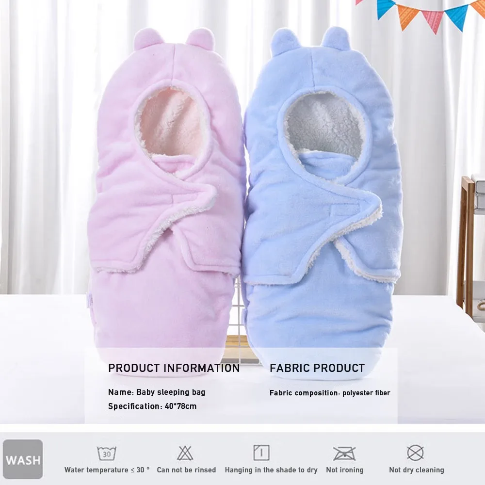 Спальный мешок для младенцев спальный новорожденных одеяло конверт с бантом