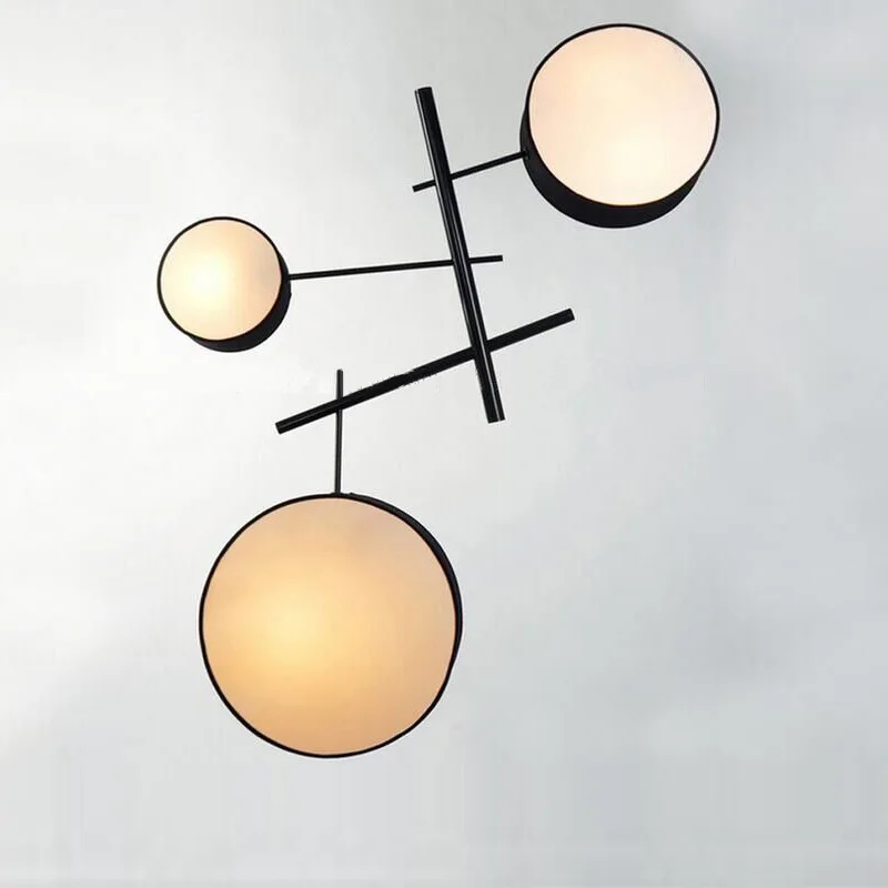 

Современный стеклянный шар, черная Подвесная лампа, люстра, светильник, цветной шнур, светильник, ventilador de techo lamparas de techo luzes de teto