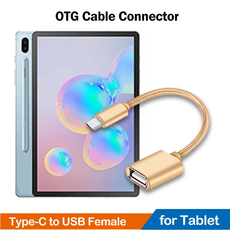 Кабель с разъемом USB типа C OTG адаптер для Samsung Galaxy Tab S4 S5e S6 S7 Lite FE 8 0 4 10 1 5 A7 usb c