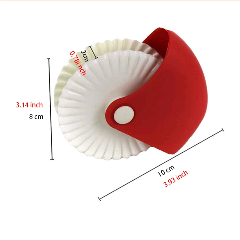 

Pizza Pastry Lattice Cutter Pastry Pie Decoration Cutter Plastic Wheel Roller for Pizza Pastry Pie Crust Baking Cutter