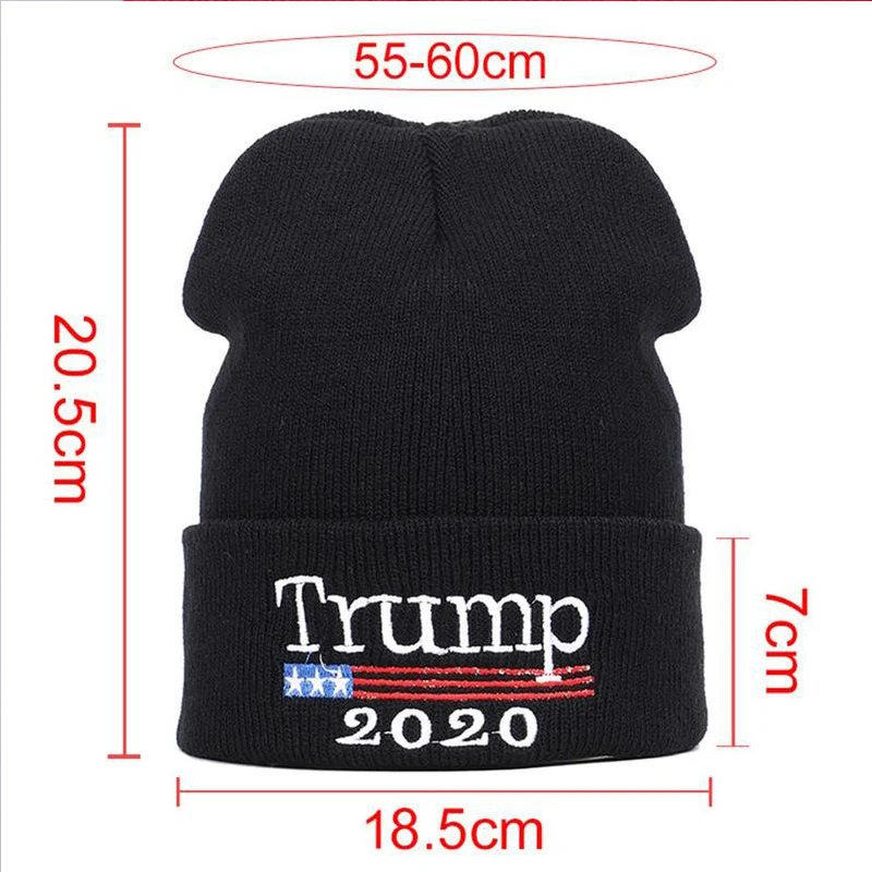 Вязаная шапка с изображением Дональда Трампа 2020 год избирательная кампания США