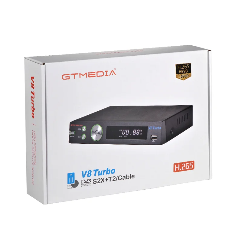 

GTMEDIA V8 Turbo DVB-S/S2/S2X + DVB-T/T2/Cable/J. 83b Поддержка карт CA и нескольких помещений GTMEDIA V8 Turbo