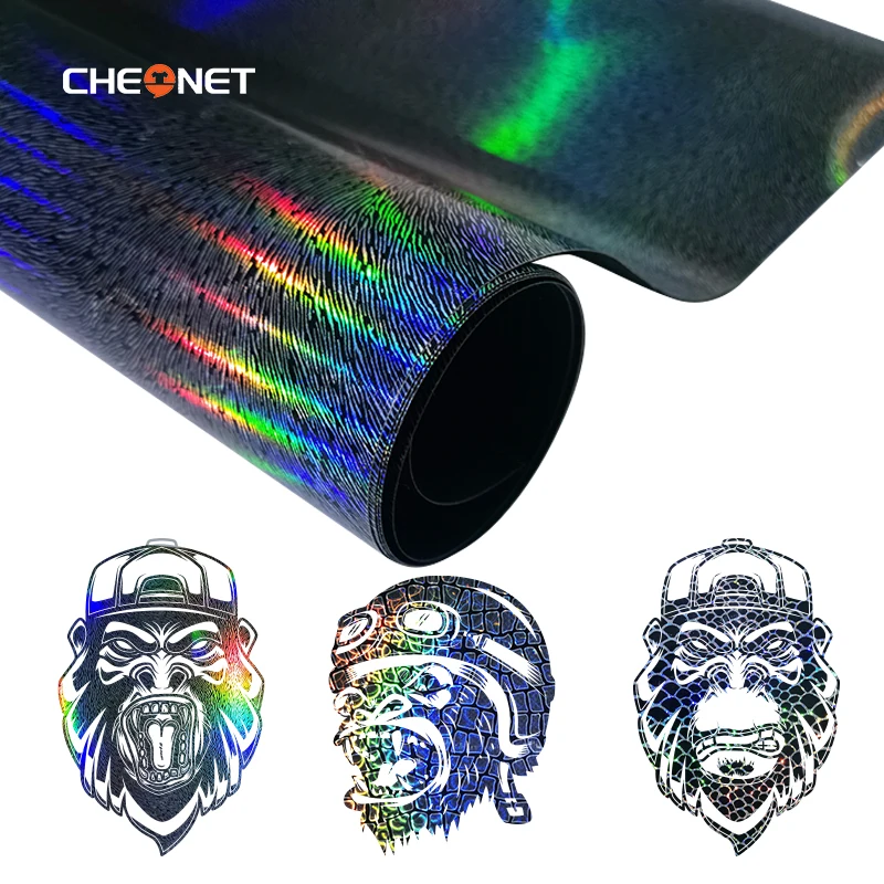 DIY голографический лазер термополиуретановый виниловый термотрансферный 10