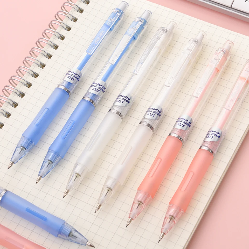 

Mechanical Pencil 0.5/0.7mm 2B Cute Plastic Translucent Automatic Pencil Drafting Painting For Student School Office Supplies