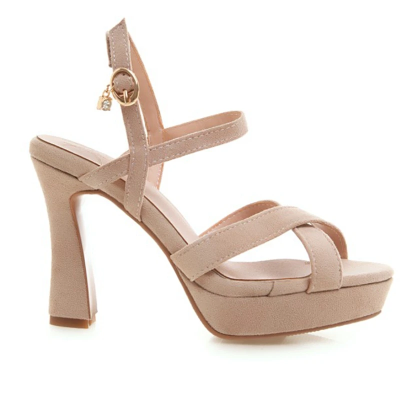 REAVE CAT/2020 г. Летние элегантные босоножки Туфли из флока на платформе 10 5 см с