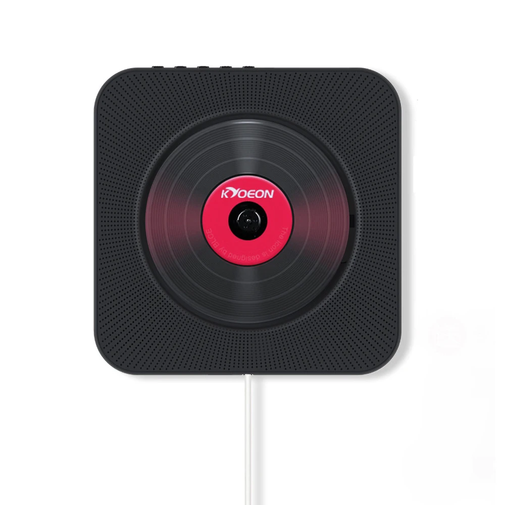 

2022 портативный CD-плеер настенный Bluetooth Домашнее аудио USB MP3 музыкальный плеер с дистанционным управлением объемный звук FM-радио стерео