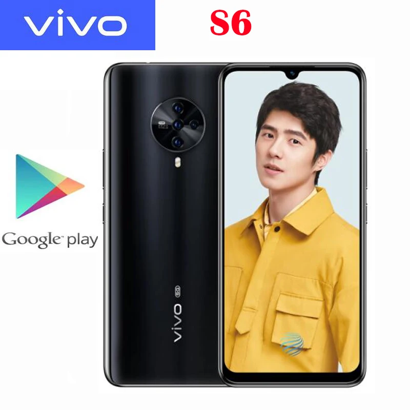 Оригинальный Официальный чехол для Vivo S6 5G сотовый телефон 8G Оперативная память